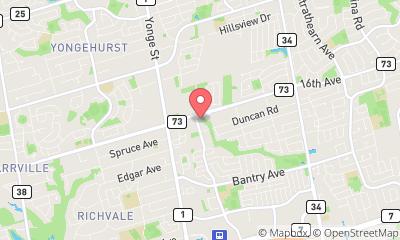 map, M.T. Tirecraft Richmond Hill