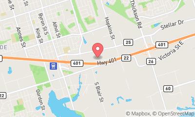 map, Action Car And Truck Accessories - Whitby