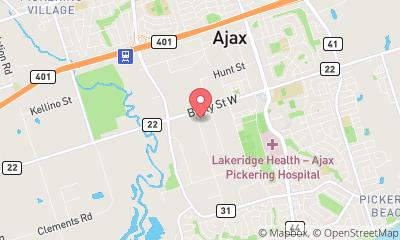 map, Ajax Tire Sales