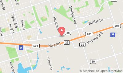 map, Duffs Towing Ltd