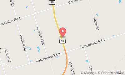 map, Easton Truck Cap Sales