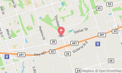 map, Whitby Oshawa Honda Parts