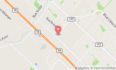 map, Line-X Mirabel, Revêtements protecteur Pulvérisé Line-X