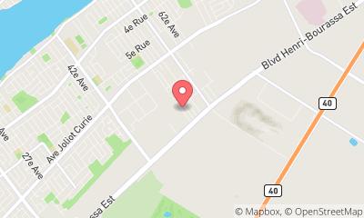 map, Garage Express Auto