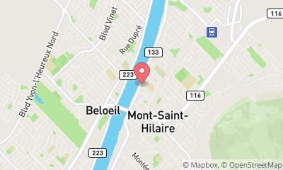 map, Garage Diesel Autos Camions St-Hilaire Inc