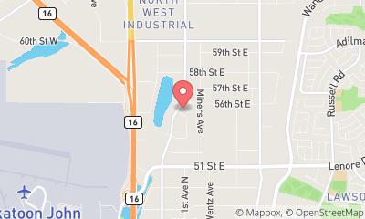 map, Saskatoon Wash World - Truck & RV Wash