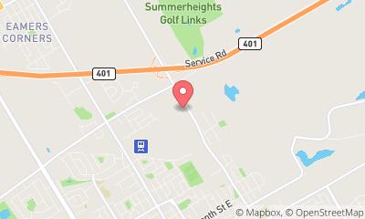 map, Rush Truck Centres of Canada & Rush Idealease