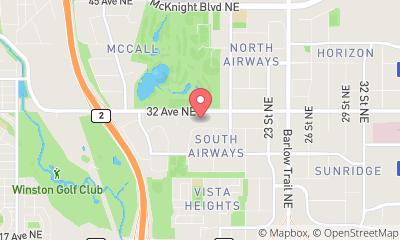 map, Tirecraft Calgary 32 Ave. NE