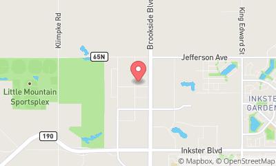 map, Kal Tire Fleet Centre