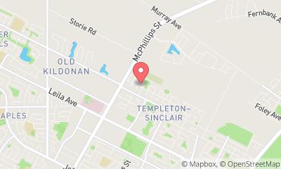 map, Winnipeg mobile truck & trailer repair
