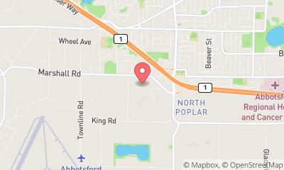 map, Woody's RV World - Abbotsford