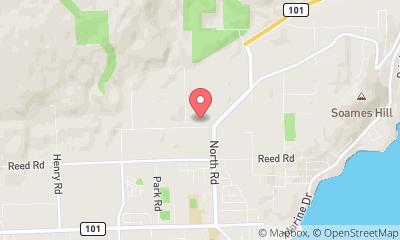 map, Happy Holidays Motorhome Rental, Sales & Service Ltd