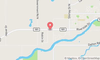 map, Timmins Rent All & Equipment Sales