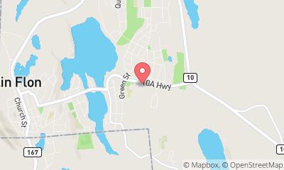 map, Twin Motors Flin Flon