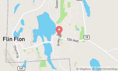 map, Northland Ford - Flin Flon