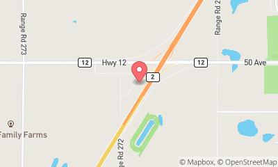 map, Fraserway RV - Lacombe
