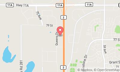 map, Allan Dale RVs & Trailers - Red Deer