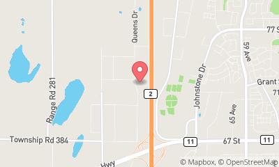 map, Western RV Country Red Deer