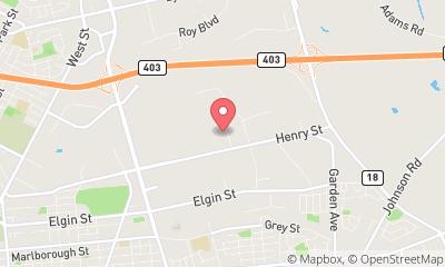 map, Tirecraft Brantford