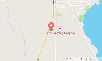 map, New Liskeard Kenworth