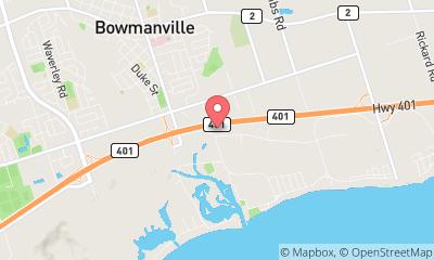 map, Kenworth Truck Centres - Bowmanville