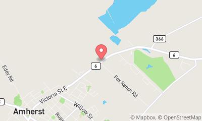 map, Duguay Roy C Sales & Service