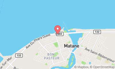 map, Garage P Vezina Inc