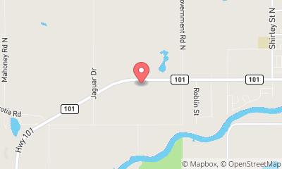 map, Rush Truck Centres of Canada