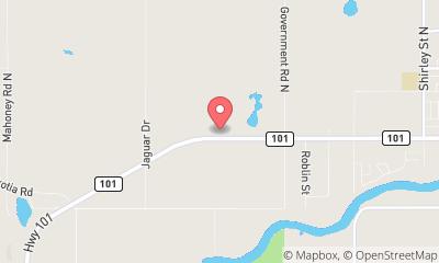 map, EXPERT GARAGE LTD.(TIMMINS) Freightliner/Western Star Dealer