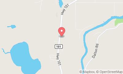 map, Timmins Kenworth Ltd
