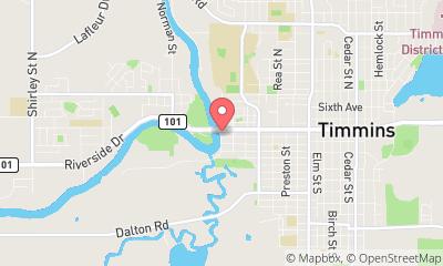 map, Timberland Ford Inc. Service