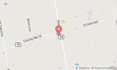 map, Larry's Small Engines