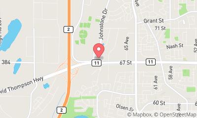 map, Red Deer Motors