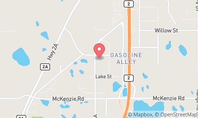 map, Cam Clark Ford Red Deer