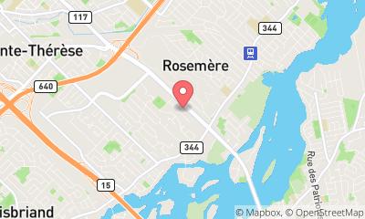 map, Point S - Centre de l'Auto Rosemère