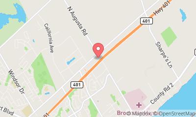 map, Benson Truck Shop