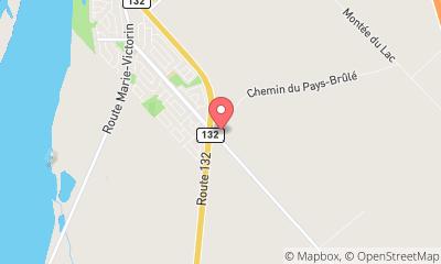 map, Location Sauvageau inc.