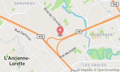 map, Canadian Tire - Les Saules