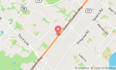 map, Truck Inspection Station - Oakville North