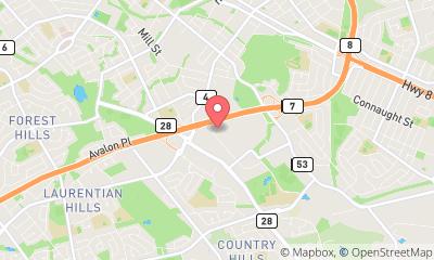 map, Kirby International Trucks Ltd