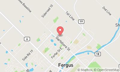 map, Pryde Truck Service Ltd