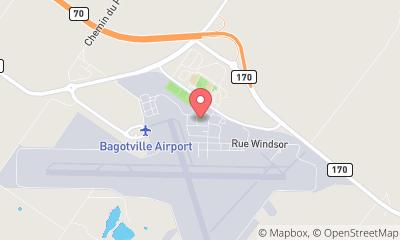 map, Canex Bagotville SuperMart