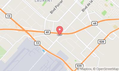 map, Tow Truck St-Laurent