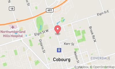 map, Cobourg Honda