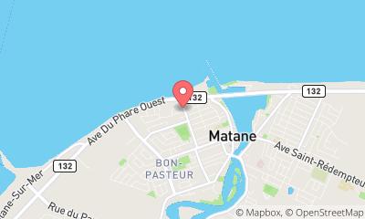 map, NAPA Pièces d'auto - Pièces d'auto MGA & Fils inc (Matane)