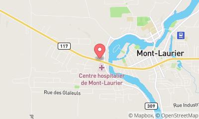 map, Mont-Laurier Sports Inc