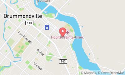 map, Centre du silencieux (1991) Inc.