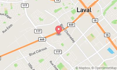 map, Mandataire SAAQ en vérification & inspection mécanique Laval