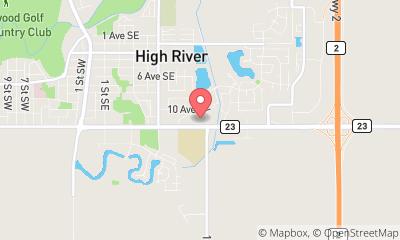 map, High River Ford