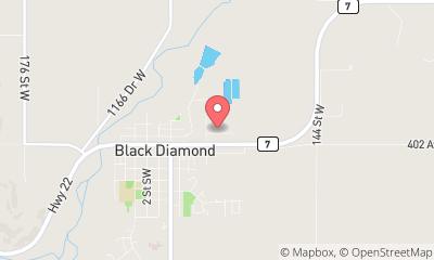 map, Diamond West Sales